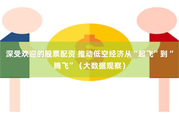 深受欢迎的股票配资 推动低空经济从“起飞”到“腾飞”（大数据观察）